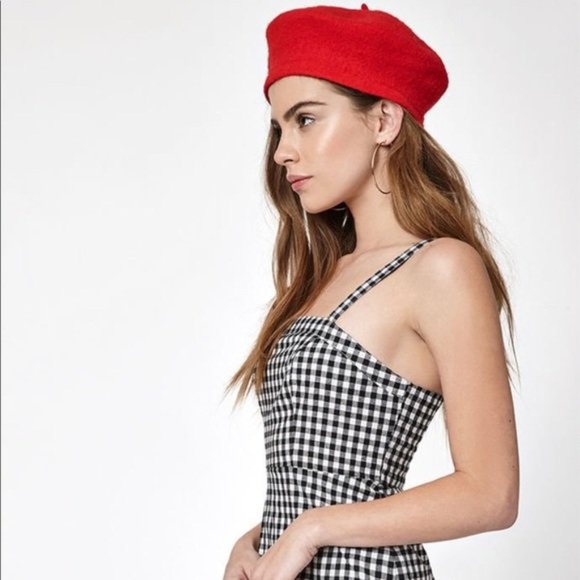 NEW Black and White Gingham Print Dress - Picture 7 of 7